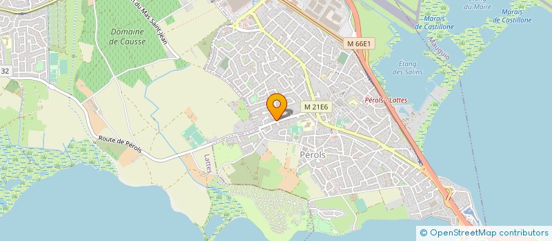 localisation de l'entreprise PATCHWORK PASSION DE PEROLS  PEROLS