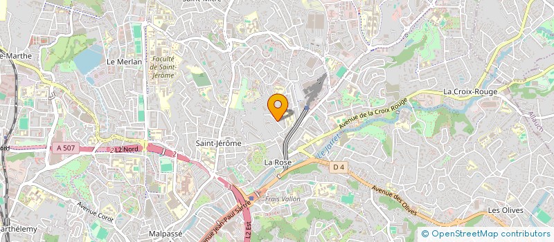 localisation de l'entreprise PATCHWORK PROD  MARSEILLE