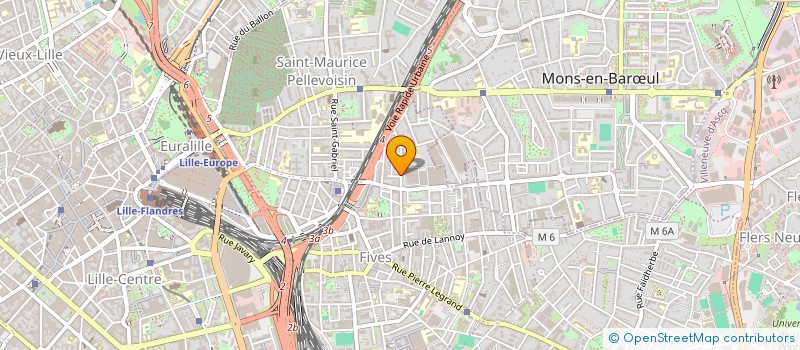 localisation de l'entreprise PATCHWORK RH à LILLE