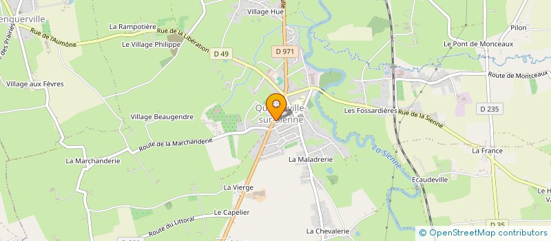 localisation de l'entreprise PATCOCO  QUETTREVILLE-SUR-SIENNE