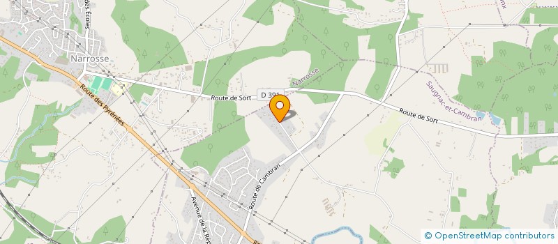 localisation de l'entreprise PATDARRI  SAUGNAC-ET-CAMBRAN