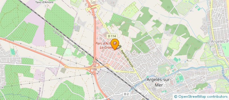 localisation de l'entreprise PATDECO à ARGELES-SUR-MER
