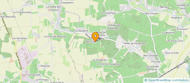 localisation de l'entreprise PATDEN à VERNOU-SUR-BRENNE