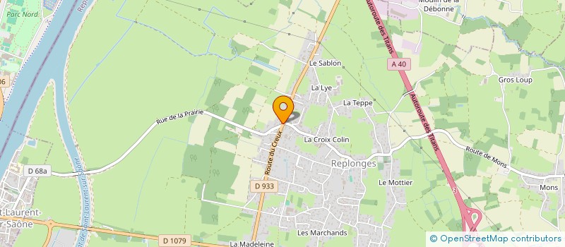 localisation de l'entreprise PATE A CHOUX MACON à REPLONGES
