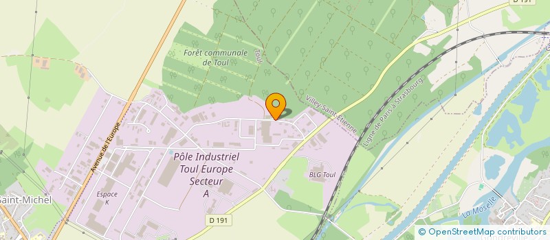 localisation de l'entreprise PATE A PIZZ à TOUL