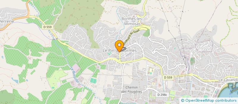 localisation de l'entreprise PATECIL à BORMES-LES-MIMOSAS