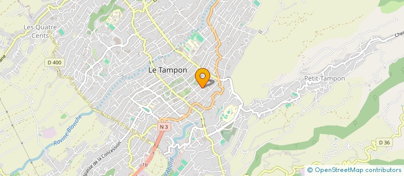 localisation de l'entreprise PATEL IMMO à LE TAMPON