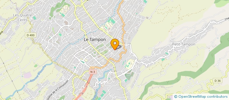 localisation de l'entreprise PATEL IMMOBILIER à LE TAMPON