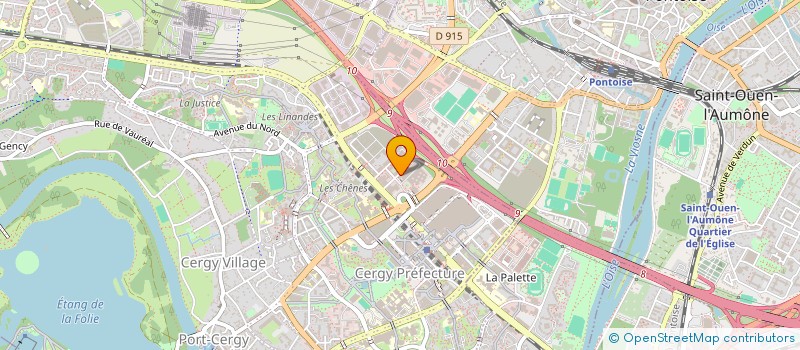 localisation de l'entreprise PATELEC à CERGY