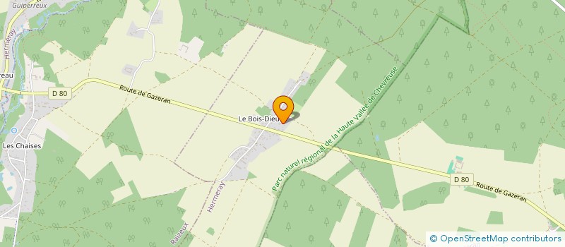 localisation de l'entreprise PATELEC  HERMERAY