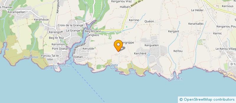 localisation de l'entreprise PATELLA ALTA  CLOHARS-CARNOET