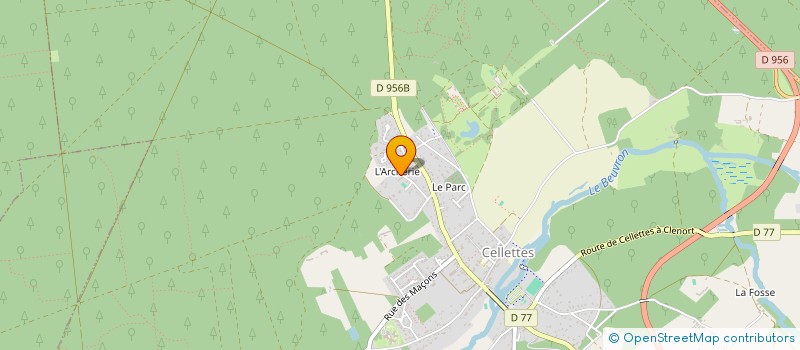 localisation de l'entreprise PATEMM à CELLETTES