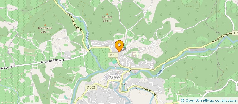 localisation de l'entreprise PATENI FAMILY  CARCES