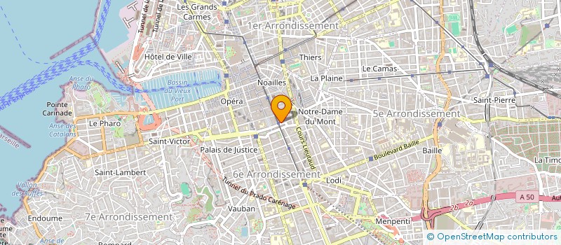localisation de l'entreprise PATENT DIFFUSION PROMOTION SA à MARSEILLE