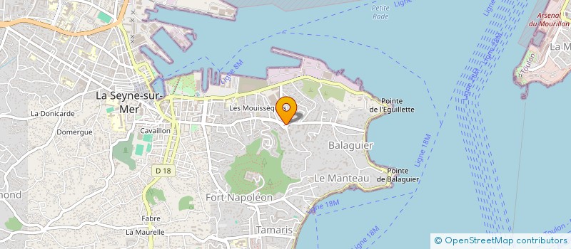 localisation de l'entreprise PATENTREGER DEBARD DUBREUIL  LA SEYNE-SUR-MER