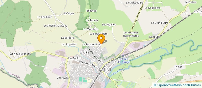 localisation de l'entreprise PATER-CHAUVEAU  CETON