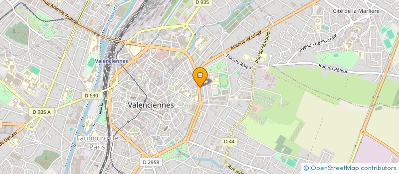 localisation de l'entreprise PATER NOTAIRES  VALENCIENNES