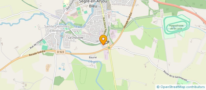 localisation de l'entreprise PATERI à SEGRE-EN-ANJOU BLEU