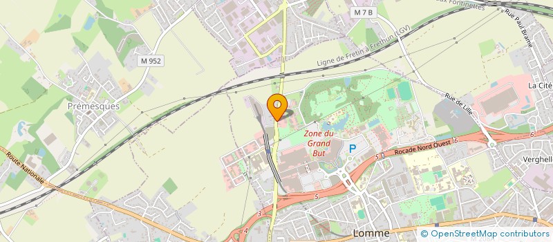 localisation de l'entreprise PATERLOU à LILLE