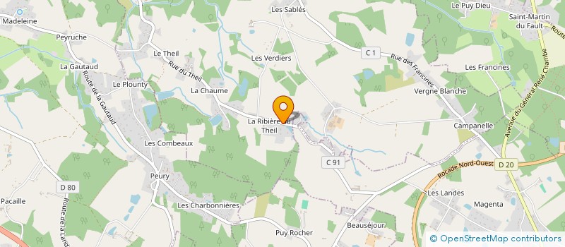 localisation de l'entreprise PATERNE à SAINT-GENCE