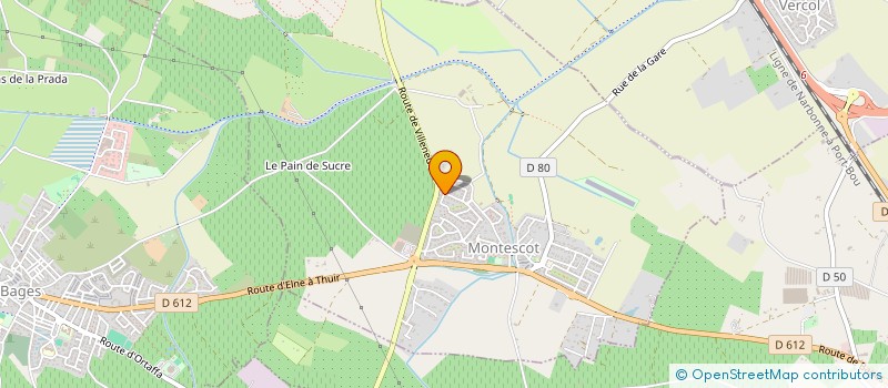 localisation de l'entreprise PATERNO PATRICE  MONTESCOT