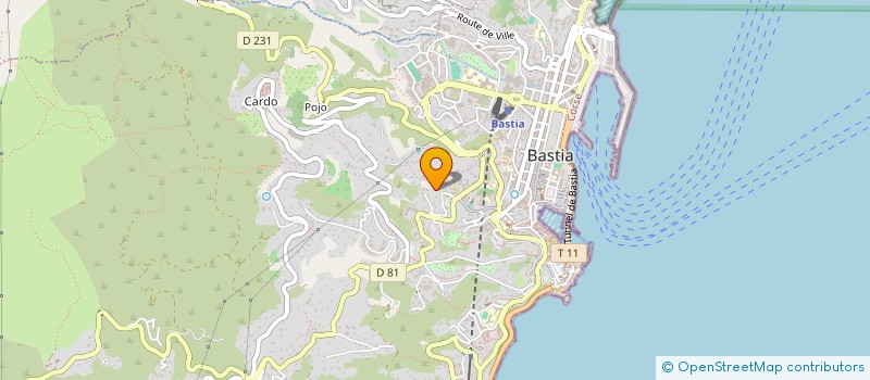 localisation de l'entreprise PATERNU à BASTIA