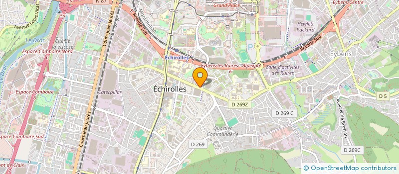 localisation de l'entreprise PATES ET PAINS  SEYSSINET-PARISET