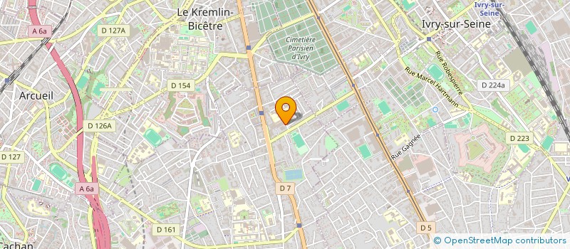 localisation de l'entreprise PATES FRAICHES ET COMPAGNIE à VILLEJUIF