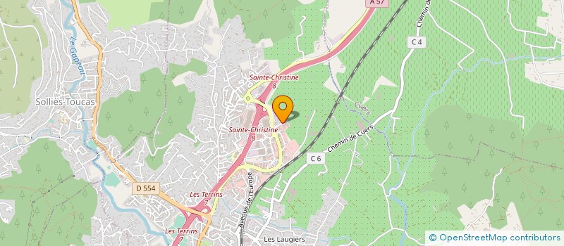 localisation de l'entreprise PATES LANZA à SOLLIES-PONT