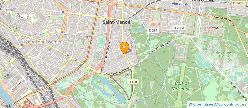 localisation de l'entreprise PATES PROVINI à SAINT-MANDE