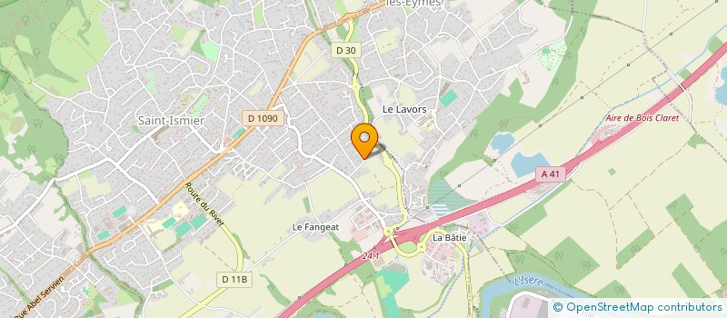 localisation de l'entreprise PATFAN  SAINT-ISMIER