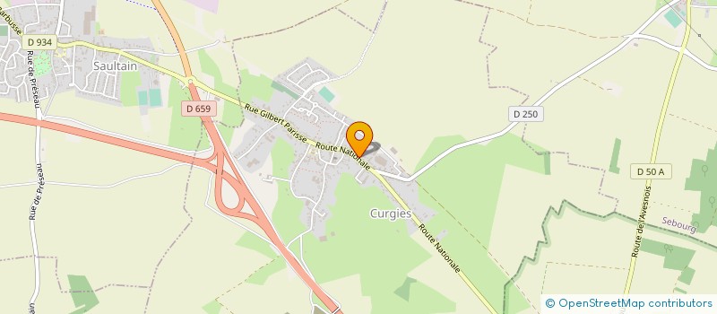 localisation de l'entreprise PATFOORT BATIMENT à CURGIES