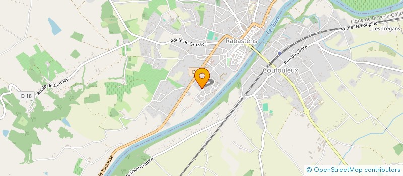 localisation de l'entreprise PATG IMMO  RABASTENS