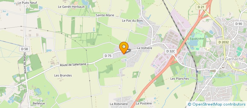 localisation de l'entreprise PATGEO à LA GARNACHE