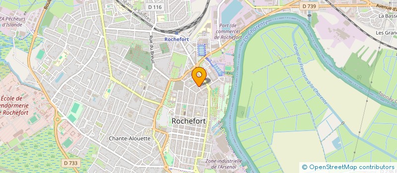 localisation de l'entreprise PATGERM  ROCHEFORT