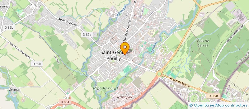 localisation de l'entreprise PATHANS FERNEY  SAINT-GENIS-POUILLY