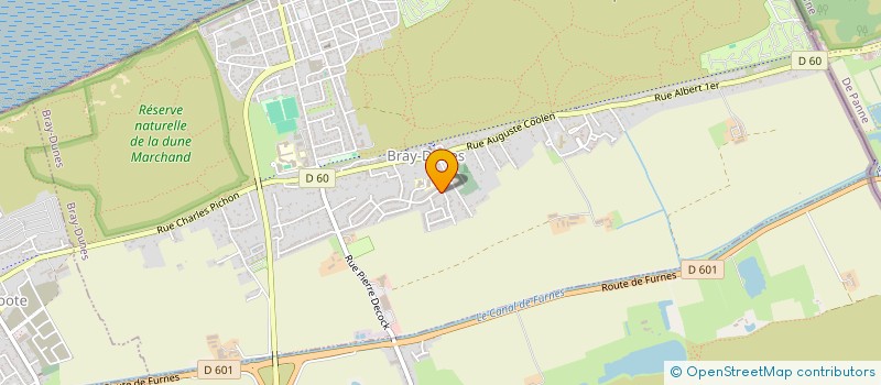 localisation de l'entreprise PATHEM  BRAY-DUNES