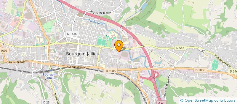 localisation de l'entreprise PATHEON FRANCE à BOURGOIN-JALLIEU