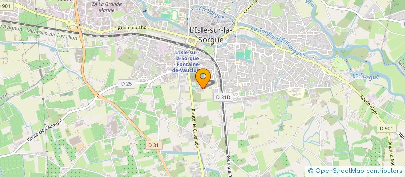 localisation de l'entreprise PATHI  L'ISLE-SUR-LA-SORGUE