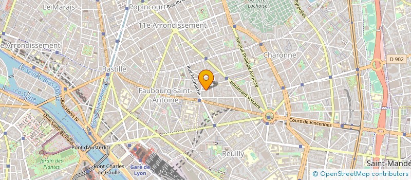 localisation de l'entreprise PATHOLOGIE BASTILLE à PARIS