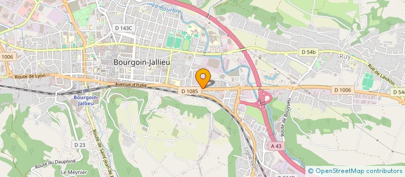 localisation de l'entreprise PATHOLOGIES-CONSTRUCTIONS-METHODES à BOURGOIN-JALLIEU