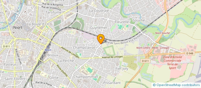 localisation de l'entreprise PATHOMAROMAGA  NIORT