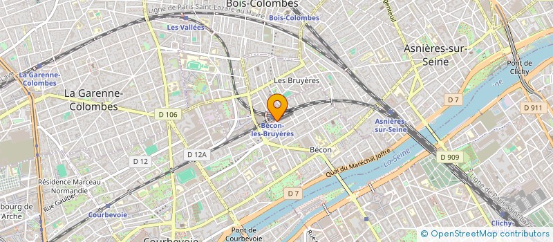 localisation de l'entreprise PATHWAY  COURBEVOIE