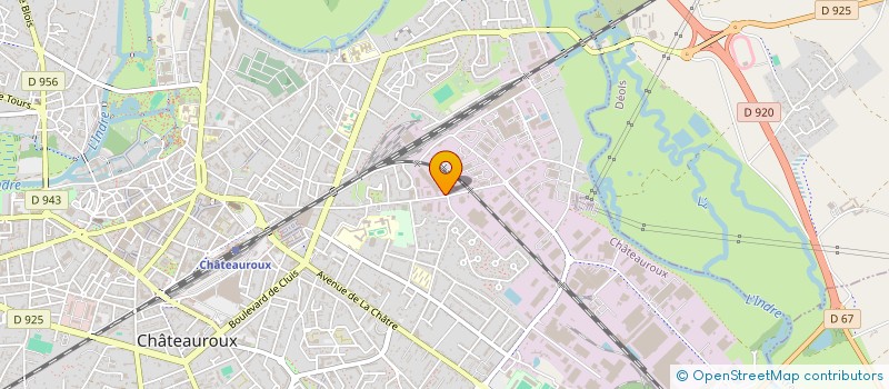 localisation de l'entreprise PATI LINE à CHATEAUROUX