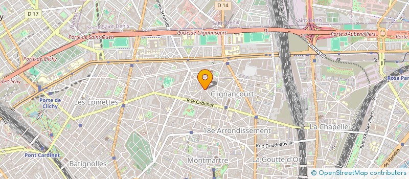 localisation de l'entreprise PATI PAIN  PARIS