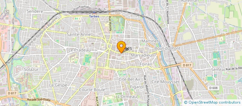 localisation de l'entreprise PATIA  TARBES