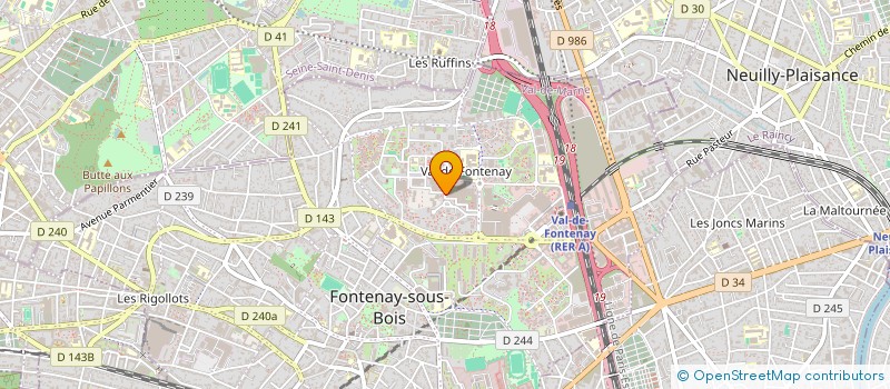 localisation de l'entreprise PATIENCE à FONTENAY-SOUS-BOIS