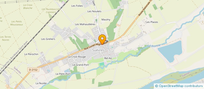 localisation de l'entreprise PATIENT à SUEVRES
