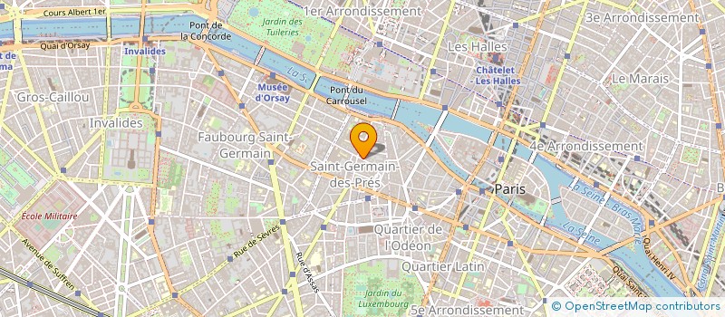 localisation de l'entreprise PATIENTSERVER COM à PARIS