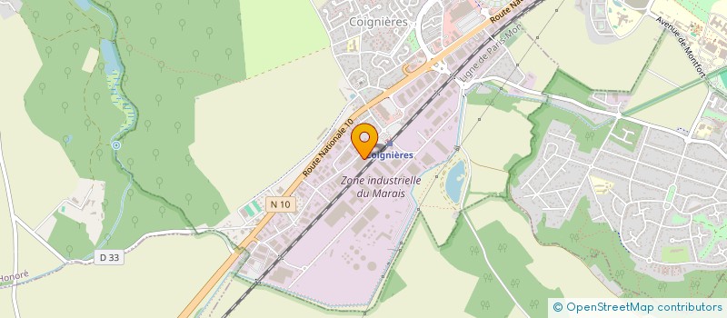 localisation de l'entreprise PATIJO  COIGNIERES